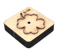 EABKLPQRS Stampo di Legno Tagliato in Pelle, Leather Craft Cutting Mold for G-Series Patterns(G-08)