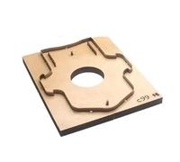 EABKLPQRS Stampo di Legno Tagliato in Pelle, Steel Punch Die for Leather And Wood Cutting DIY 1pcs