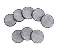 Eacalyc 8 x Catarifrangenti Rotondi Rimorchio Autoadesiva Bianco Riflettori Posteriori Rotondi Incollare per I Montanti del Cancello Caravan Rimorchio Bicicletta Camion o Macchine Agricole