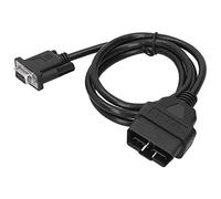 Eacam 16pin OBD2 a RS232 DB9 Connettore del Cavo di Estensione Dell'adattatore per Interfaccia Diagnostica, per Auto OBD1 con OBD2, con Ampia Applicazione