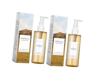 Eacam 2 Pezzi 100ml Olio Detergente 100ml Olio Detergente Delicato Viso Struccante Scioglie le impurità Quotidiane del Trucco Ostinato con Emulsio (100 ml*2)