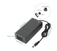 Eacam 29,4 V 2A Adattatore di Alimentazione per Batteria Al Litio, Carica con Cavo per Batteria Al Litio, Dimensioni Ridotte, Facile da Usare (Plug UE (100-240 V))