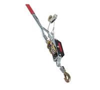 Eacam 2Ton, Tiratore di Potere della Fune del Cavo della Mano 4Ton Stringe lo Strumento Mini Strumento di Sollevamento del Doppio Gancio per la Costruzione, la Strada Principale, il (4t)