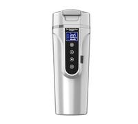 Eacam 450 Ml di Grande capacità, Riscaldamento Rapido, Regolamento a Temperatura dello Schermo Toccante Bollitore Elettrico, Acciaio Inossidabile 304, Design a Prova di Perdite, Plug (Bianco)