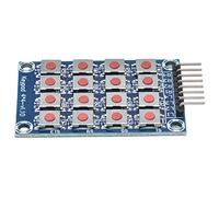 Eacam 4x4 Array 16 Pulsanti Modulo Switch Tastiera, Compatto e Resistente, Adatto per Progetti di Sviluppo a Singolo Chip con Microcontrollore
