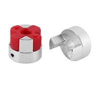 Eacam Accoppiatore per Albero Prugna in Lega di Alluminio 1pc Connect D25 L30, Elevata Resistenza, Lunga Durata, Smorzamento delle Vibrazioni, Adatto per Apparecchiature a Media e Alta (7 mm-11 mm)
