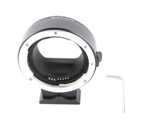 Eacam Adattatore per Montaggio Obiettivo con Messa a Fuoco Automatica per | Lega di Alluminio e Rame, Convertitore per Fotocamera, Corpi da EF S a RF, Apertura Automatica, Foro per Vite da 1/4 per