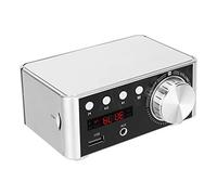 Eacam Amplificatore Audio Stereo Professionale TPA3116, 50W X 2, Scheda Amplificatore Digitale 5.0, Ad Alta fedeltà, Suono Chiaro, Durata di Lunga Durata, per Altoparlanti 4Ω-16Ω (Argento)