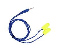 Eacam Auricolari Leggeri in Schiuma per la Riduzione del Rumore, Auricolari Cablati Durevoli per gli Appassionati di Corse Automobilistiche, Suono Premium con Spina da 1/8" - 1 Paio