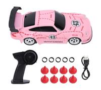 Eacam Auto RC in Scala 1/43 Auto RC da Drift in Scala 1:43 Telecomandata/da Corsa Drift Luci LED Giroscopiche a Doppia modalità 2.4G Controllo Proporzional