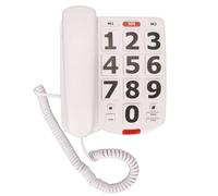 Eacam Big Button Telefono con Bottoni e Volume di Grandi Dimensioni, Chiave di Famiglia, Riduzione Rapida per Telefono di Casa, Plug and Play, Adatto a Problemi di Vista e Udito