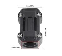 Eacam Blocco Paraurti Protettivo Super qualità, Nero, Adatta a Tutti i Paraurti a 22/25/28 Mm, per R1200GS R1150GS R1100GS F800GS F650GS F700GS F650GS G650GS con 1290 Super Adventure