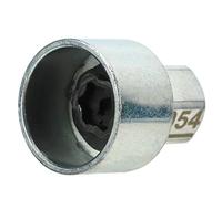 Eacam Blocco Ruota Lug Dut Remover, Chiave Per Serratura a Ruota Anti Furto Sostituzione Presa Per Lugnut Per 1 3 5 6 Serie 7 X1 X2 X4 X5 X6 Z4, Si Adatta Per Con Materiale in Metallo (054)