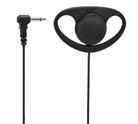 Eacam Comodo Auricolare con Guscio a D, Ingresso da 3,5 Mm per Ascolto per Radio Bidirezionale, Adatto, Perfetto Uso Esterno, 1 unità