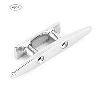 Eacam Confezione 4 Bitte D'ormeggio per Barche Marine, Nuova Ancora in Acciaio Inossidabile 100 Mm per Ponte, Adatta per Barche, Bitte D'ormeggio per Barche