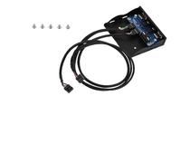 Eacam Convertitore USB 2.0 Floppy Sul Pannello Frontale con HD e Microfono per la Configurazione del Computer - Metallo Robusto, Ottimizza lo Spazio su Disco da 3,5" per gli Utenti