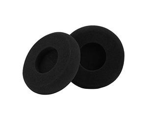 Eacam Cuffie Antirumore con Memory Foam e Pelle Proteica per Cuffie GRADO SR60 SR80 SR225 Migliorano L'esperienza dei Bassi per gli Audiofili Neri 2 Pezzi