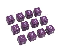 Eacam Gioco di Dadi per Cruciverba, Gioco di Parole Educativo con Dadi con Lettere Strapazzate, per la Costruzione del Vocabolario Viaggi in Famiglia o Divertimento Al Ch