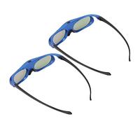 Eacam Glasshi 3D Link DLP a 144Hz, Prestazioni Leggere e Confortevoli, Eccezionali, Connect Rapido per Proiettore DLP Link, Black and Blue, Litio Battery 80Ma, 38% Light Transmittance,