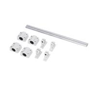 Eacam Guida di Scorrimento Lineare, Guida di Scorrimento a Movimento Fluido con Blocco di Scorrimento 4 Pezzi per Macchinari (Eacamv7sgpwc9g8-12)