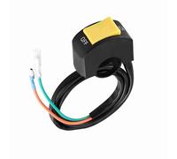Eacam Interruttore del Manubrio Motociclistico, Pulsante ON/OFF del Faro a LED, Supporto per Manubrio 7/8 Pollici Resistente Alle Intemperie per la Maggior Parte delle Motociclette con (Pulsante