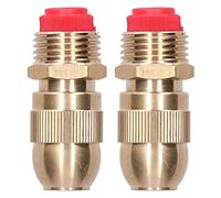 Eacam Irrigatore per Irrigazione Regolabile G1/2 Filettatura Maschio, Robusto Ugello Spruzzatore in Ottone, per Serre, Giardini, Fiori, Raffreddamento, Raccordo per Irrigazione