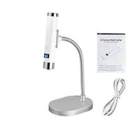 Eacam Lampada per Unghie Senza Fili con Rilevamento Intelligente Dell'intelligenza Artificiale, Asciugacapelli Ricaricabile 800 MAh, Lampada Polimerizzante Portatile e Tavol (Bianco)