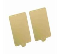 Eacam Mini Vassoio per Torta Dorato da 100 Pezzi per Esporre Pasticcini, Cupcake e Biscotti, per Vendere le Tue Torte, Fai da Te con la Tua Famiglia, Divertiti in con i Tuoi Bambini (grande