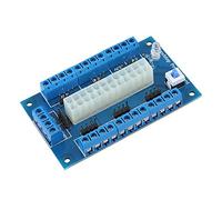 Eacam Modulo di Scheda di Alimentazione ATX con Interruttore del Pulsante di Blocco, Connettore ATX Standard a 24 Pin, Indicatore, per PC del Computer