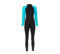 Eacam Muta da Donna Muta Intera a Maniche Lunghe da Immersione 3 Mm Sub Termica SCR in Neoprene Elasticizzato in Quattro Vie con Colletto Rinforzato Polsini Ginocc (Donne-Blu XL)