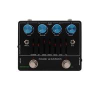 Eacam Pedale Preamplificatore per Basso Pedale EQ per Basso Effetti EQ a 6 Bande Preamplificatore 2 modalità DI Distorsione Livello DI Fusione Ringhio Ingresso