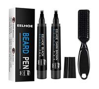 Eacam Pennello per la Cura delle Setole Selvatiche Innocuo e Penna Riempitiva per Barba Riempimento Rapido, Ecologica, Riordina Facilmente la Barba Disordinata con