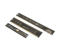 Eacam Righe PCB Multifunzionale Placcato in Oro R-4 con Cm/in Design a Due Lati, Calibri di Misurazione Ad Alta Precisione, Tabelle di Spaziatura dei Pin IC per Ingegneri Elettronici