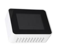 Eacam Rilevatore di CO2, Monitoraggio della qualità Dell'aria di Anidride Carbonica Portatile 5 in 1 Metro per HCHO TVOC Temp Humi con Materiale ABS Eccellente, Tempo di Attesa di