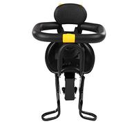 Eacam Sella per Bambini in Plastica Leggera, Seggiolino per Bici Costante con Schienale e Pedali del Piede, Sedili di Sicurezza per la Bici da Strada, Include Strumenti di