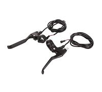 Eacam Set Leve Freno, Leve Freno Elettrico Bici in Plastica Alluminio, 1 Coppia Manubrio da 22,5 Mm Parti Biciclette da Montagna, Protezione Motore, Interruzione Alimentazione, Cavo