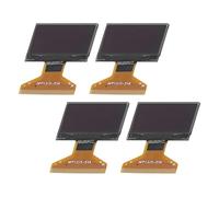 Eacam Sottile Strato Organico 128 X 64 0,96in Modulo di Visualizzazione LCD, Auto Illuminato, SPI, Interfaccia IIC per Progetti Fai -da -te (Visualizzazione del blu giallo)