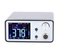 Eacam Stazione di Saldatura Intelligente, Display Digitale a Temperatura Costante, Controllo PID Intelligente, Stagno di Fusione 2S, Efficiente e Affidabile, Induzione del Sonno in Tempo (Plug 220v)