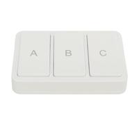 Eacam Wireless Smart Scene Smart Scene Switch Interruttore di Controllo Remoto 3 Gang 9 Controllo del Dispositivo con Automazione 'app Supporto Adesivo da Parete per la Casa