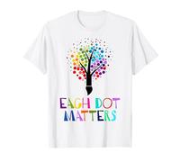 Each DOT Matters - Albero colorato a Pois per Insegnanti, Bambini Maglietta