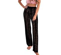 each women Copricostume da Donna Pantaloni Costumi da Bagno Sexy Pantaloni a Rete a Rete all'Uncinetto Pantaloni da Spiaggia a Rete