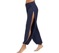 Each Women Pantaloni da Yoga Harem per Donna Pantaloni Laterali da Spiaggia Ali Baba Baggy Jogger Hippie Yoga Beach