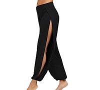 Each Women Pantaloni da Yoga Harem per Donna Pantaloni Laterali da Spiaggia Ali Baba Baggy Jogger Hippie Yoga Beach