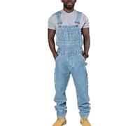 each women Salopette da Uomo in Denim Jeans Salopette da Uomo Larghe Regolabili Casual Tute Larghe con Pagliaccetti