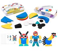 EACHHAHA Giocattoli educativi in legno per bambini - Giocattoli Montessori -36 parti in legno + 60 carte-Regali per bambini 3 4 5 6 anni