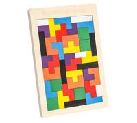 EACHHAHA Puzzle in Legno Scatola Giocattoli, Rompicapi Blocco Puzzle in Legno, Puzzle educativi Giocattoli, Tangram Puzzle per Bambini 3 4 5 6 anni