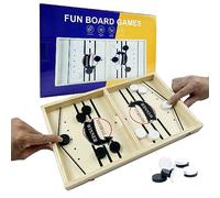 EACHHAHA Sling Puck, gioco da tavolo da hockey, hockey da tavolo, doppio combattimento rapido rimbalzo, set di scacchiere portatile, regalo adatto