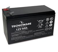 Batteria tecnoware 12v 9.0ah faston 6,3mm long life 24 mesi garanzia eacpe12v09atwl