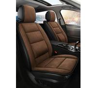 EACTEL Auto Coprisedili Singoli per Audi Q5 8R SUV 2012-2016 Audi Q5 FY SUV 2017 2018 2019 2020, Sedile in Pelle Schienale Cuscino Imbottitura Protezione Protezione Accessori Interni,Brown-