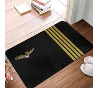 EAEQKOUC 3d 3D Custom Born To Fly Pilot Terremoto Zerbino Antiscivolo Aviazione Aviatore Bagno Cucina Tappeto Garage Tappeto -40x60cm